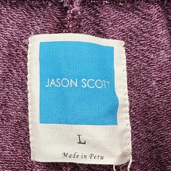 Jason Scott Men's McBride Burgundy Jogger Pants - Picture 7 of 7